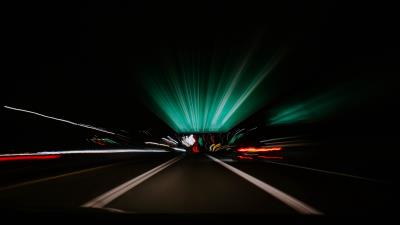 Speed light rays 4k wallpaper