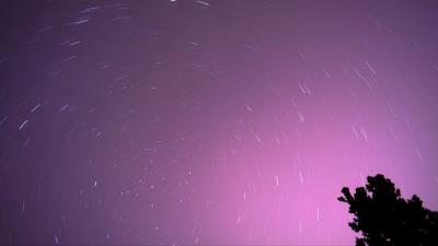 Starry sky stars motion 4k wallpaper