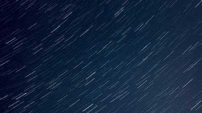 Stars long exposure night 4k wallpaper