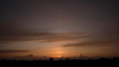 Sunset dusk dark 4k wallpaper