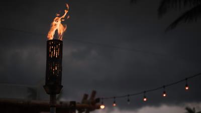 Torch fire flame 4k wallpaper