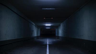 Tunnel underground darkness 4k wallpaper