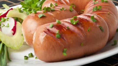 Sausage cut decoration bow 4k wallpaper