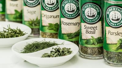 Spices marjoram fennel parsley sage thyme 4k wallpaper