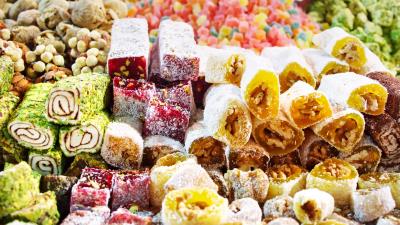 Sweets east fruit candy candies 4k wallpaper