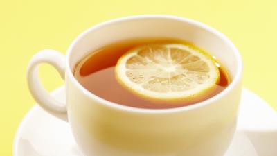 Tea lemon cup 4k wallpaper