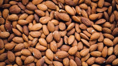 Almonds nuts core 4k wallpaper