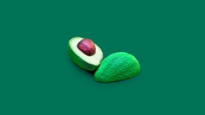Avocado fruit exotic half 4k wallpaper