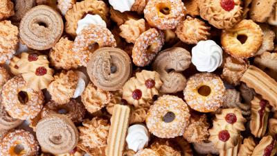 Background baked goods cookies sweets 4k wallpaper