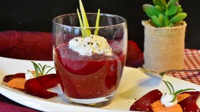 Beet soup dinner vegetables 4k wallpaper