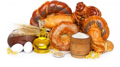 Bread poppy seed oliya butter white eggs corn flour pasta 4k wallpaper