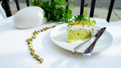 Cake souffle dessert 4k wallpaper