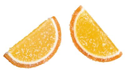 Candy orange sugar white background cloves 4k wallpaper