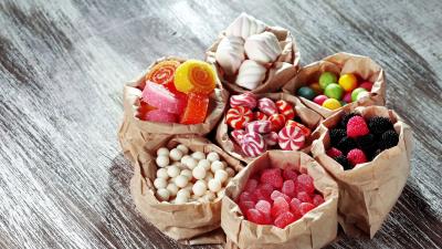 Candy package confection 4k wallpaper