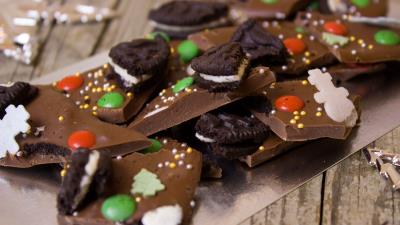 Chocolate cookies dessert sweet glaze 4k wallpaper