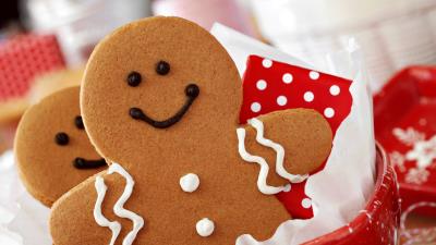 Christmas new year holiday sweets 4k wallpaper