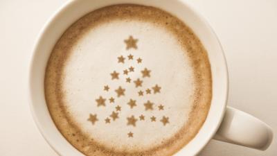 Coffee cappuccino pattern cup 4k wallpaper