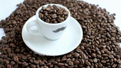 Coffee coffee beans cup 4k wallpaper