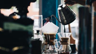 Coffee crockery cafe 4k wallpaper