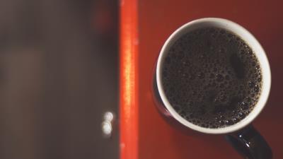 Coffee cup drink bubbles 4k wallpaper
