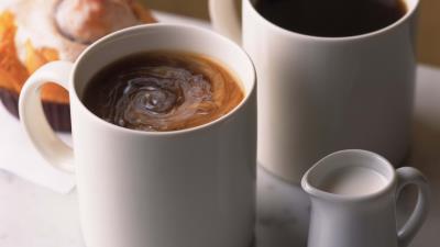 Coffee cups milk 4k wallpaper