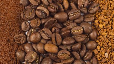 Coffee grain background kind of 4k wallpaper