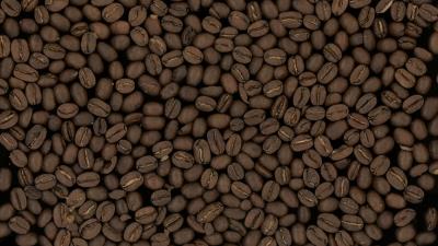 Coffee grain background 4k wallpaper