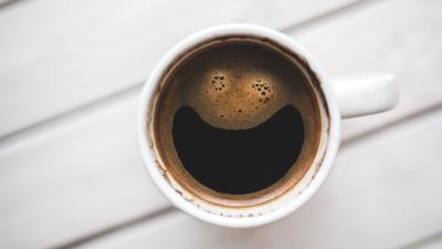 Coffee smile drink 4k wallpaper