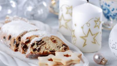 Cookies pastries sweets new year 4k wallpaper
