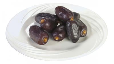 Dates plate white background 4k wallpaper