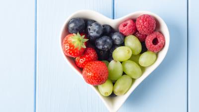 Dessert berries strawberries blueberries 4k wallpaper