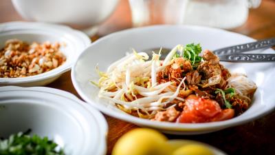 Dinner meat vegetables 4k wallpaper