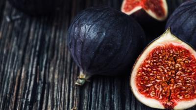 Figs fruits slices 4k wallpaper