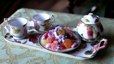 Food sweets tea 4k wallpaper