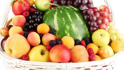 Fruit basket many assorted 4k wallpaper