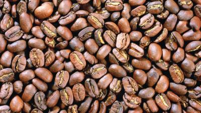 Grains coffee background 4k wallpaper