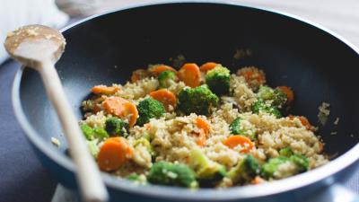 Hot lunch vegetarian 4k wallpaper