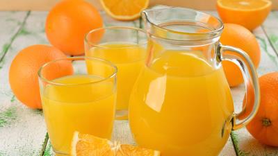 Juice orange citrus fruit decanter glasses 4k wallpaper