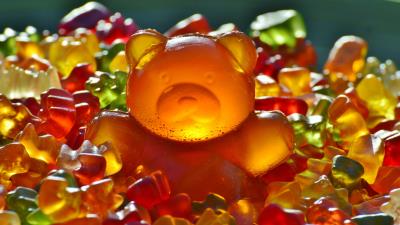 Marmalade candy bear 4k wallpaper