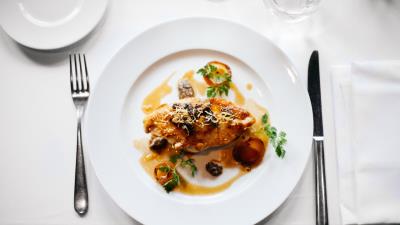 Meat dinner sauce tasty 4k wallpaper