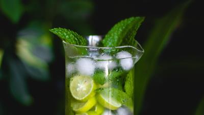 Mojito drink lemon 4k wallpaper