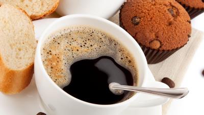 Muffins coffee service 4k wallpaper