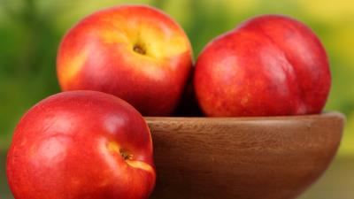 Nectarine fruit ripe 4k wallpaper