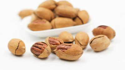 Nuts pecan shells 4k wallpaper