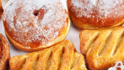 Pastries muffins cakes donuts 4k wallpaper