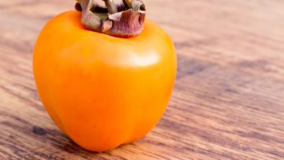 Persimmon fruit ripe 4k wallpaper