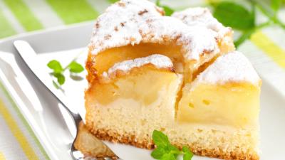 Pie piece powder plate plug leaves 4k wallpaper