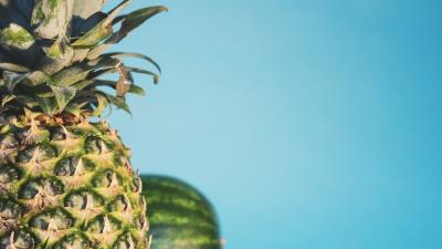 Pineapple watermelon fruit 4k wallpaper