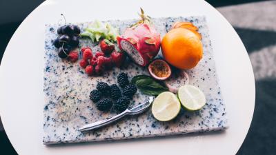 Pitahaya passion fruit blackberry lime 4k wallpaper