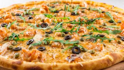 Pizza pastries delicious 4k wallpaper